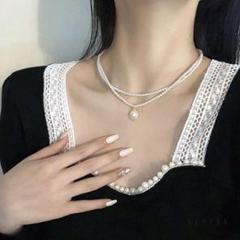 s60☆ゴールド ロング パールネックレス 結婚式 ウディング☆入学式 675