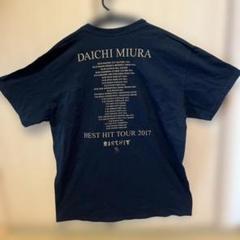 三浦大地、ブラックTシャツ金ロゴ、Lサイズ