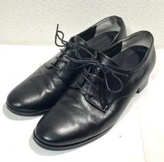 美品◎マーガレットハウエルアイデア 本革レースアップシューズ 23.5cm 黒