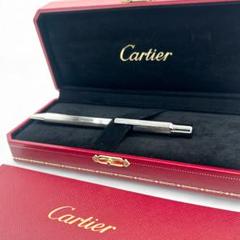 Cartier ボールペン 黒 ケース付き 新品＊未使用】Cartier 黒 ボールペン ケース付き 珍しい赤い石