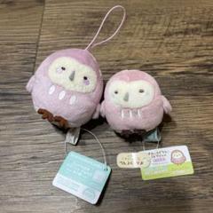 【新品】すみっコぐらし ふくろう マスコット てのりぬいぐるみ セット