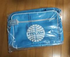 未開封　PAN AM　パンナム　ショルダーバッグ　水色 未開封 PAN AM パンナム ショルダーバッグ 水色
