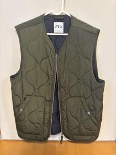 ZARA リバーシブルキルティングベスト ベスト ZARA - ZARA クロップドキルティングベストの通販 by ♡あいみん