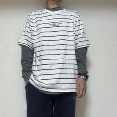Let it Ride classicレットイットライド刺繍ボーダーTシャツXL