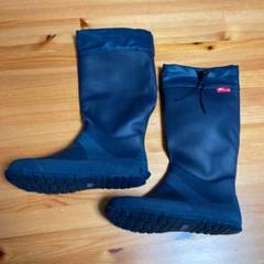 長靴 レディース 紺 25cm 折りたたみ