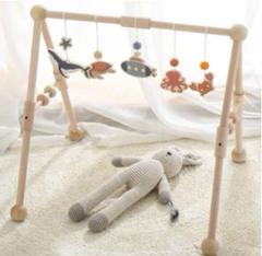 ベビージムセット木製 プレイジム 知育玩具 出産祝い ベビー用品 女の子 男の子