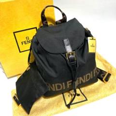 未使用 超希少 FENDI フェンディ デカロゴ リュック ヴィンテージ バッグ