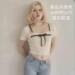 andmary Natalie ribbon set モカ ANDMARY】Natalie ribbon set