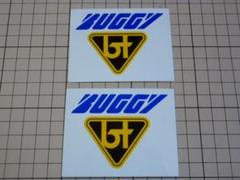 正規品 bt BUGGY ステッカー 2枚 82×64mm 当時物 バギー玉井