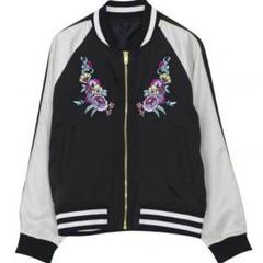 人気 完売品！EVRIS オリジナルグラフィックスカジャン ピンク