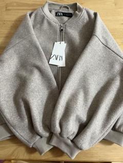 プラッシュボンバージャケット グレーマール ZARA プラッシュボンバージャケット グレーマール