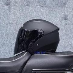 フルフェイスヘルメット 新品 ダブルシールド 内蔵サングラス