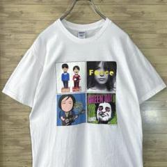 超レア非売品古着　山下達郎　グリーンデイ　ワーナー ノベルティー Tシャツ 白L 超レア非売品古着 山下達郎 グリーンデイ ワーナー ノベルティー