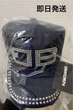 BEEDEN ビーデン キャップ punk y2k ピアス スタッズ 紺 BEEDEN ビーデン キャップ punk y2k ピアス スタッズ 紺
