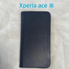新品未使用⭐️Xperia Ace Ⅲ スマホケース　手帳型　ブラック　カード入れ
