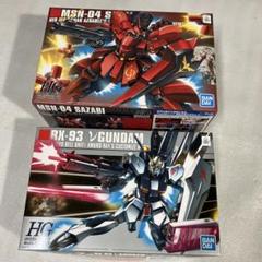 HG 1/144 サザビー　νガンダム　メタリックコーティング　セット ニューガンダム メタリックコーティング ガンプラ HG 1/144