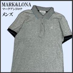 MARK&LONA マークアンドロナ 半袖 ポロシャツ グレー スカル Ｍ