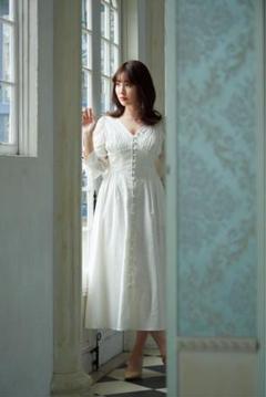 ワンピース Herlipto Jacaranda Linen-Blend Dress セール】Jacaranda Linen-Blend Dress（ワンピース）｜Her lip