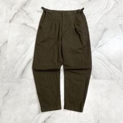 A17269 北欧暮らしの道具展 美品 コットンリネンの軽やかテーパードパンツS
