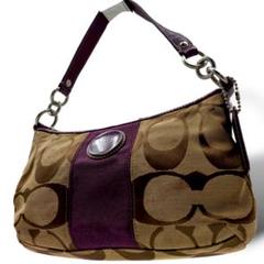 COACH　トートバッグ　アクセサリーポーチ　コーチ　シグネチャー　0958