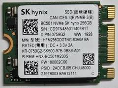 SK hynix BC501 NVMe 256GB SSD