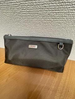 未使用 METIER LONDON トラベルケース ポーチ Metier London Small Flat Pouch Leather Calfskin Travel
