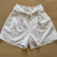 ショートパンツ ホワイト リボン Mサイズのサムネイル