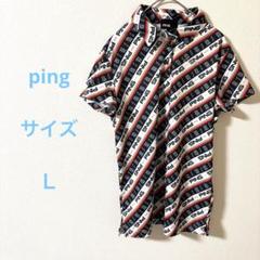 PING ロゴパターン シャツ レディース