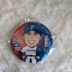 北海道日本ハムファイターズ 似顔絵缶バッチ 田中正義 交流戦