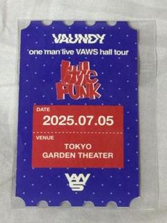 Vaundy オリジナルチケットカード　新品未開封 2025年最新】vaundy チケットカードの人気アイテム - メルカリ