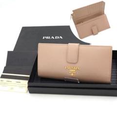 ✨新品未使用・箱保証書付き✨ PRADA 長財布 サフィアーノ