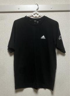 新品 未使用 adidas ブラック Tシャツ THREE STRIPES