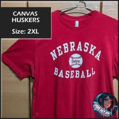 古着 CANVAS ネブラスカ・コーンハスカーズ Tシャツ 2XL