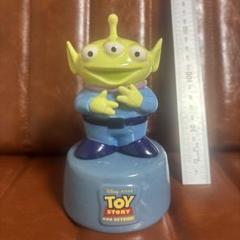 ディズニー　トイストーリー　エイリアン　貯金箱　陶器　リトルグリーンメン