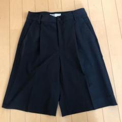 レーヨン ポリエステル のハーフパンツ(ネイビー)