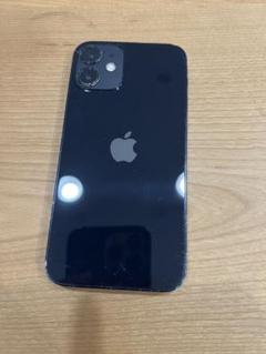 Apple iPhone 12mini ブラック 画面にひびあり