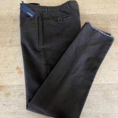 LARDINIラルディーニ　スラックスパンツ　ブラック LARDINI(ラルディーニ) ウール混イージースラックスJP031AQ