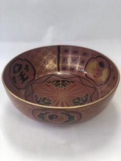 漆器　赤漆金蒔絵　茶道具　菓子器　 美品　口径21cm 骨董品　切金絵付 漆器 赤漆金蒔絵 茶道具 菓子器 美品 口径21cm 骨董品 切金絵付