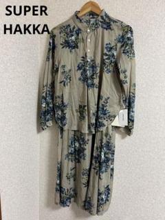 新品☆SUPER HAKKA☆レーヨンシャツワンピース