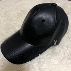 VARZAR バザール キャップ レザー 黒 ブラック レザーキャップ