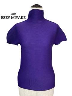124933meISSEY MIYAKEハイネック半袖カットソー