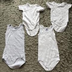 Petit Bateau ベビー肌着 4枚セット コットン