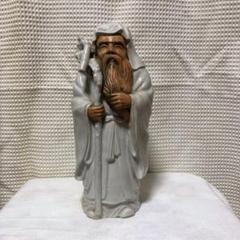 寿老人　七福神　青磁　骨董　アンティーク　仏像 寿老人 七福神 青磁 骨董 アンティーク 仏像 - メルカリ