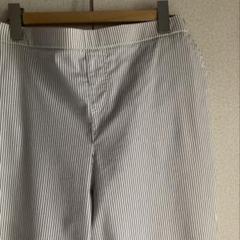 【新品】ストライプ　トラウザーパンツ　薄手のサムネイル