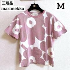 ✨極美品✨marimekko ウニッコ柄　Tシャツ　ピンク×ラメ　Mサイズ相当 ✨極美品✨marimekko ウニッコ柄 Tシャツ ピンク×ラメ Mサイズ