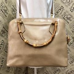 グッチ ショルダー 2WAY バッグ バンブー ビジネス フォーマルFO345 グッチ ショルダー 2WAY バッグ バンブー ビジネス フォーマルFO345
