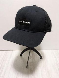 SALOMON ロングビルキャップ VINTAGE ブラック SALOMON サロモン キャップ メンズ レディース 帽子 ランニング
