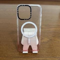 CASSETIFY iPhone15ProMax クリア/ピンク MagSafe