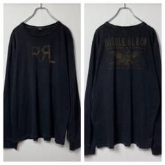 ダブルアールエル RRL 長袖カットソー ロンT イーグル 鷲 ロゴ