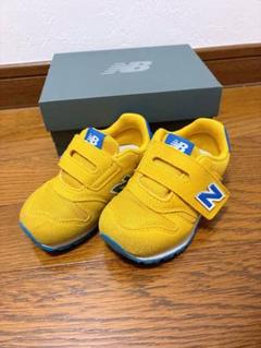 new balance キッズシューズ イエロー　ニューバランス　14.0